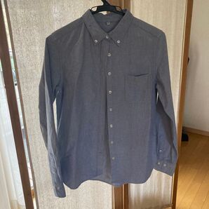 無印良品 オックスフォードシャツ グレー S