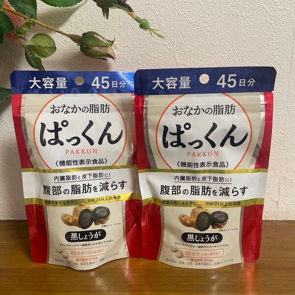 大容量 スベルティ おなかの脂肪ぱっくん 45日分/225粒 ×2個セット 90日分