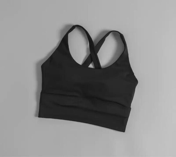 新品一体型固定胸パッドランニングフィットネスチョッキヨガウェアスポーツ美背L