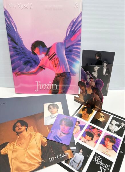 BTS ジミン写真集 Me, Myself & Jimin ID: Chaos 防弾少年団 王冠トレカ