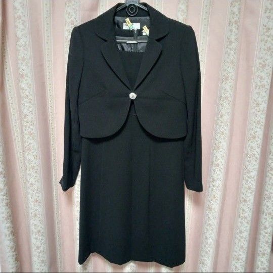 【クリーニング済】しまむら THEORIA ブラックフォーマル 礼服 喪服 11号