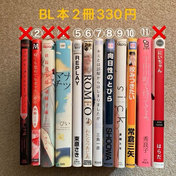 BL本 2冊 330円
