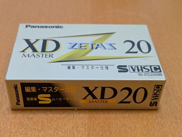 Panasonic XD MASTER S-VHS-C 20分 パナソニック ビデオテープ