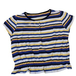 COMME CA FILLE (コムサ・フィユ)カットソー 130-140cm 美品 トップス 半袖 ボーダー ガールズ