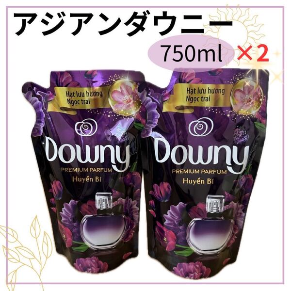 アジアン(ベトナム)ダウニー ミスティーク 柔軟剤 詰替用 750ml × 2個
