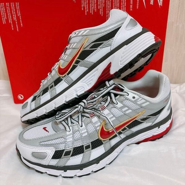 【新品】NIKE P-6000 ナイキ スニーカー メンズ シルバー カジュアル
