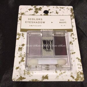 WHYNOT SPINNS スピンズ コラボ 3色アイシャドウ ★限定 モーヴ