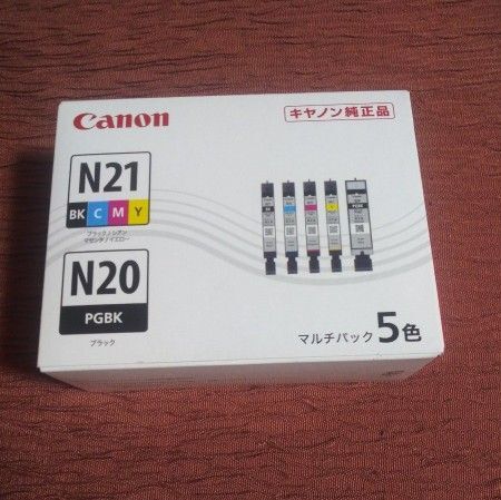 Canon純正品 インクカートリッジ N21 N20 5色マルチパック
