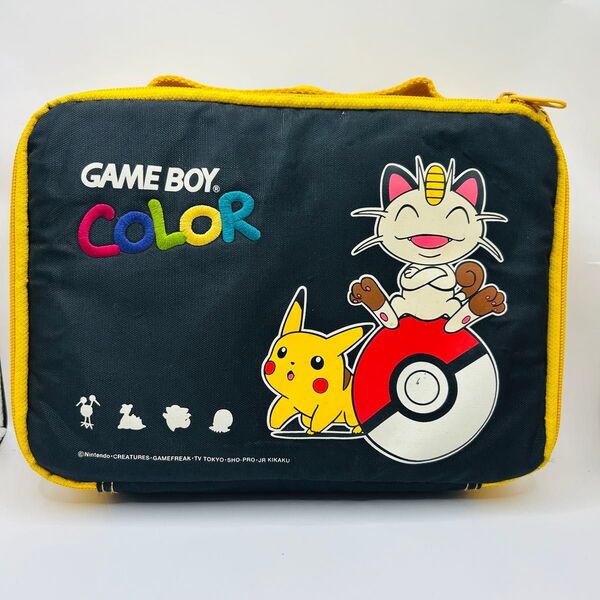 当時物 ポケモン ピカチュウ ニャース バッグ ポーチ ゲームボーイカラー
