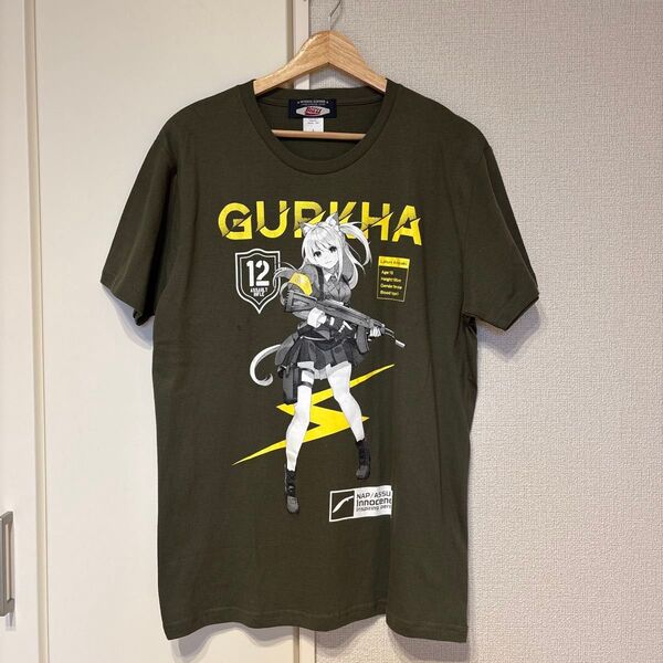 綿 Tシャツ 男女兼用 L シミあり モスグリーン