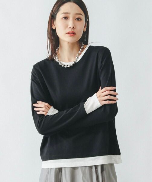 GLOBAL WORK ヘビロッTEEフェイクレイヤー長袖