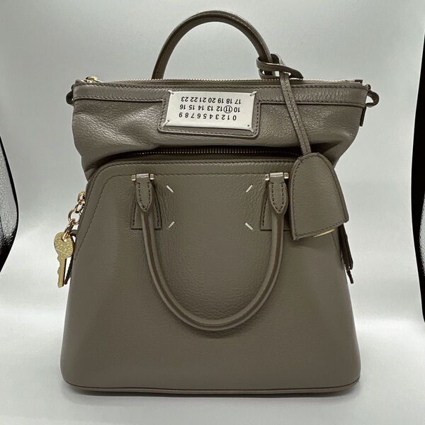 正規品 Maison Margiela 5AC ミニバッグ グレー ショルダーバッグ 2way メゾンマルジェラ