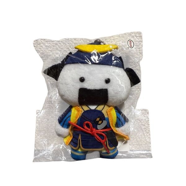 未使用 仙台 宮城観光PRキャラクターむすび丸 甲冑バージョン ぬいぐるみ(小)