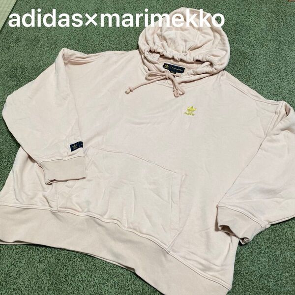 adidas×marimekko 完売品 ゴールデンフラワー パーカー Lサイズ