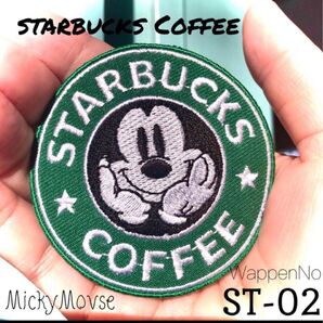 レア スタバ ミッキー ワッペン スターバックス ミッキーマウス ディズニー