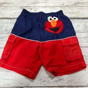 美品 4歳用 海パン エルモ ELMO セサミストリート 海水パンツ 水着