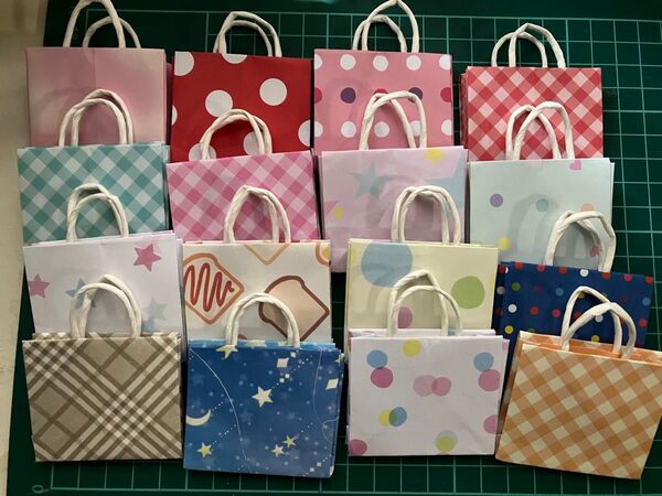ミニ紙袋 16枚まとめ売り ハンドメイド