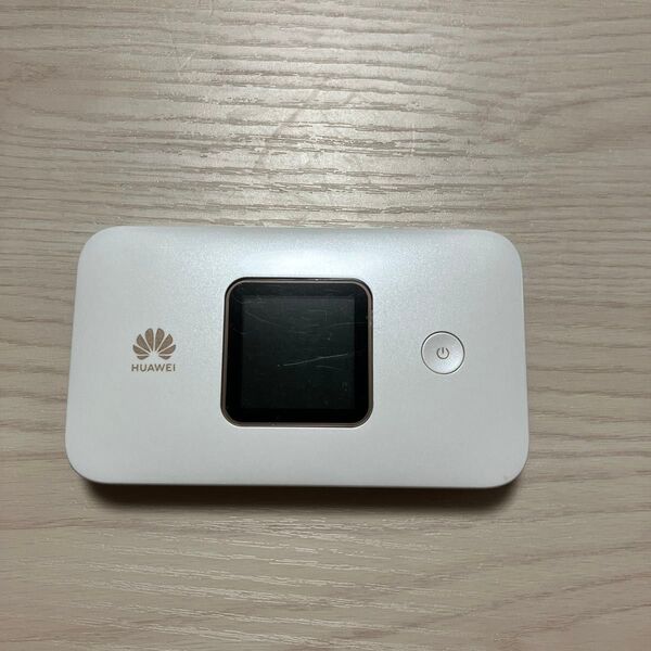 HUAWEI モバイルWi-Fiルーター ホワイト系 中古