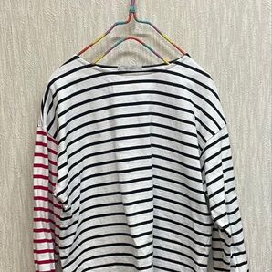 refined works リファインドワークス ナチュラン カットソー ボーダー 長袖Tシャツトップス
