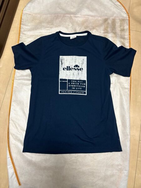 エレッセ Tシャツ 半袖Tシャツ ネイビー