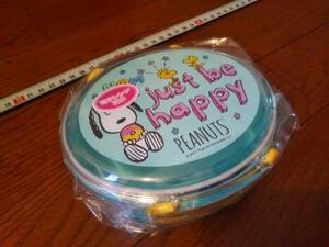 ●新品弁当箱●ランチボックス ピーナッツ Peanuts ジョークール JOE COOL スヌーピー SNOOPY just be happy★電子レンジ対応