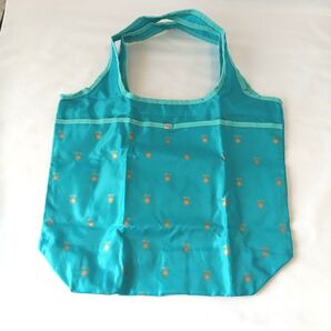【非売品・未使用】ペック折りたたみ式エコバック 高島屋オリジナル グリーンブルー