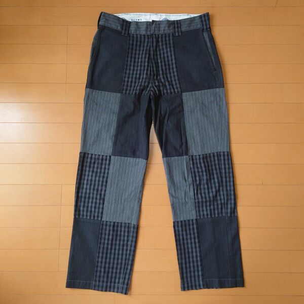 Dickies × BEAMS 別注 パネルチェックパンツ BEAMS MEN