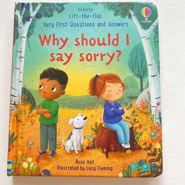 英語絵本Usborneしかけボードブック なぜごめんねを言わなきゃいけないの?