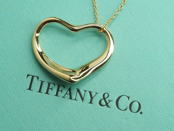 TIFFANY&Co. ティファニー 大きなオープンハートネックレス