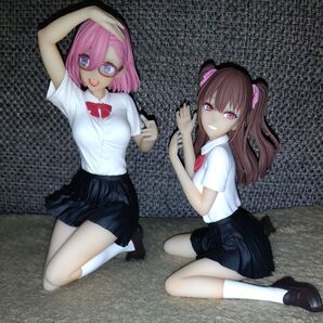 【箱・ペン無し】2.5次元の誘惑(リリサ) ペンフレ! フィギュア 天乃リリサ&橘美花莉 制服ver