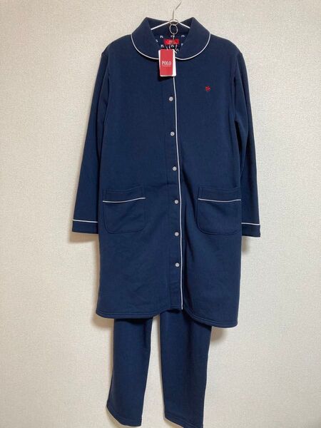 新品未使用 POLO マタニティパジャマ 長袖 授乳口有 パンツ付き