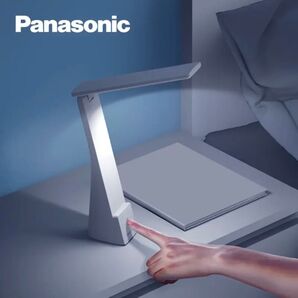 Panasonic LED デスクランプ クリップ式 USB充電 タッチコントロール