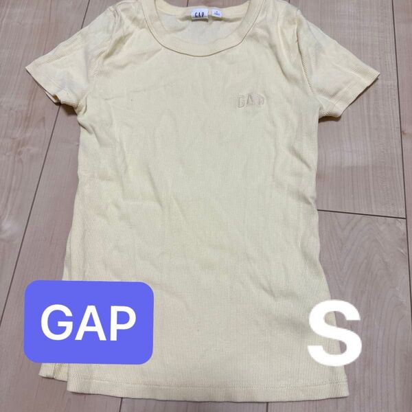 GAP ロゴTシャツ イエロー系 レディース