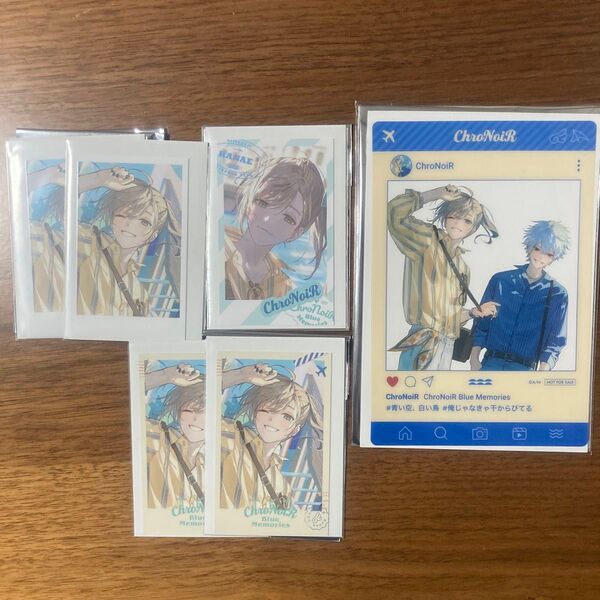 にじさんじ ChroNoiR Blue Memories チェキ 葛葉 叶