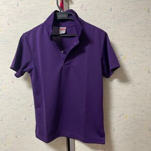 未使用 ドライEXクルーネックTシャツ パープル XS