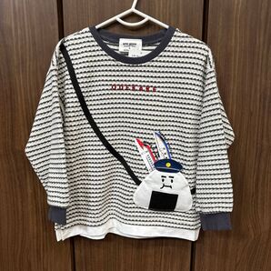 しまむら ミモランド JR スーパーエクスプレス 新幹線 おにきりホシェット トレーナー 110cm こまち かがやき