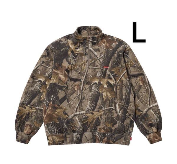 Supreme Small Box Half Zip Pullover "Realtree Hardwoods" (L)