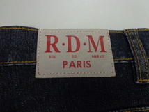 ★【リユースショップ在庫セール】☆美品☆RUE・DU・MARAIS PARIS デニムジーンズ ビーズ・スパンコール付き インディゴブルー系(27)★ _画像4