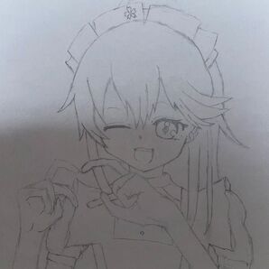 【手描きアナログイラスト】ホロライブ/さくらみこ