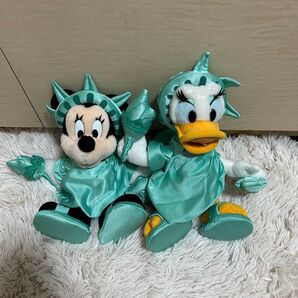 ディズニーシー デイジー ミニー 自由の女神 2体セット ぬいぐるみ レア