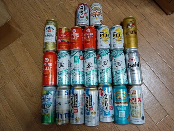 カテゴリ変更&再出品可能 匿名迅速配送 缶ビール23本セット 500mL16本 350mL7本 まとめ売り⑤ 送料込み