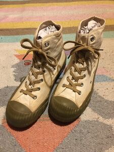 40'sUS ARMY CONVERSEスタイルHIBRIDGE INTERNATIONALキャンバススニーカーウエアハウスオールスターチャックテイラーワンスターアディクト