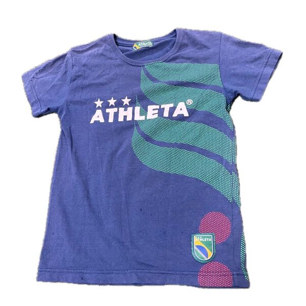アスレタ 150 半袖 Tシャツ ネイビー ATHLETA