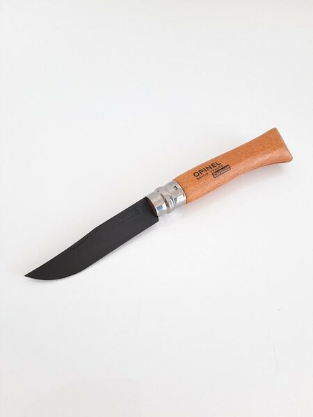 黒錆び加工 OPINEL オピネル No.10 カーボン 折りたたみナイフ オリジナルカスタム
