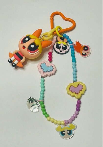 【パワーパフガールズ】パワパフ じゃらじゃらキーホルダー