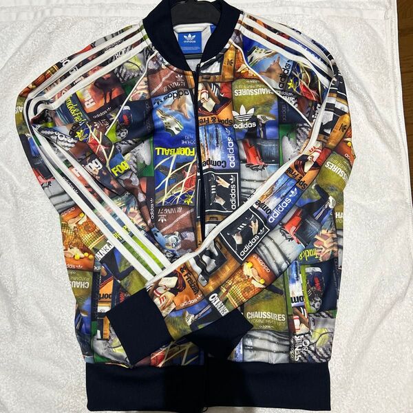 adidas 総柄ジャージ トラックジャケット