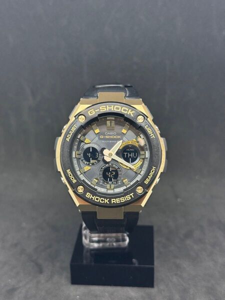 G-SHOCK G-STEEL GST-W100G-1A9JF 稼働美品 電波ソーラー ゴールド定価49,500円