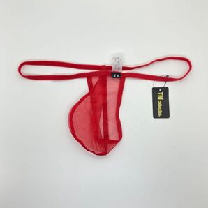 Lサイズ TMコレクション SparkHalf カップぷっくり Gストリング ビキニ レッド 下着 水着