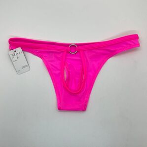 TMコレクション STRIKESKIN バックリング Oバック ビキニ 蛍光ピンク 下着 水着