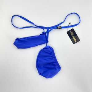 TMコレクション STRIKESKIN 合体一角玉袋 Gストリング ビキニ 蛍光ブルー 下着 水着 ペニスポーチ